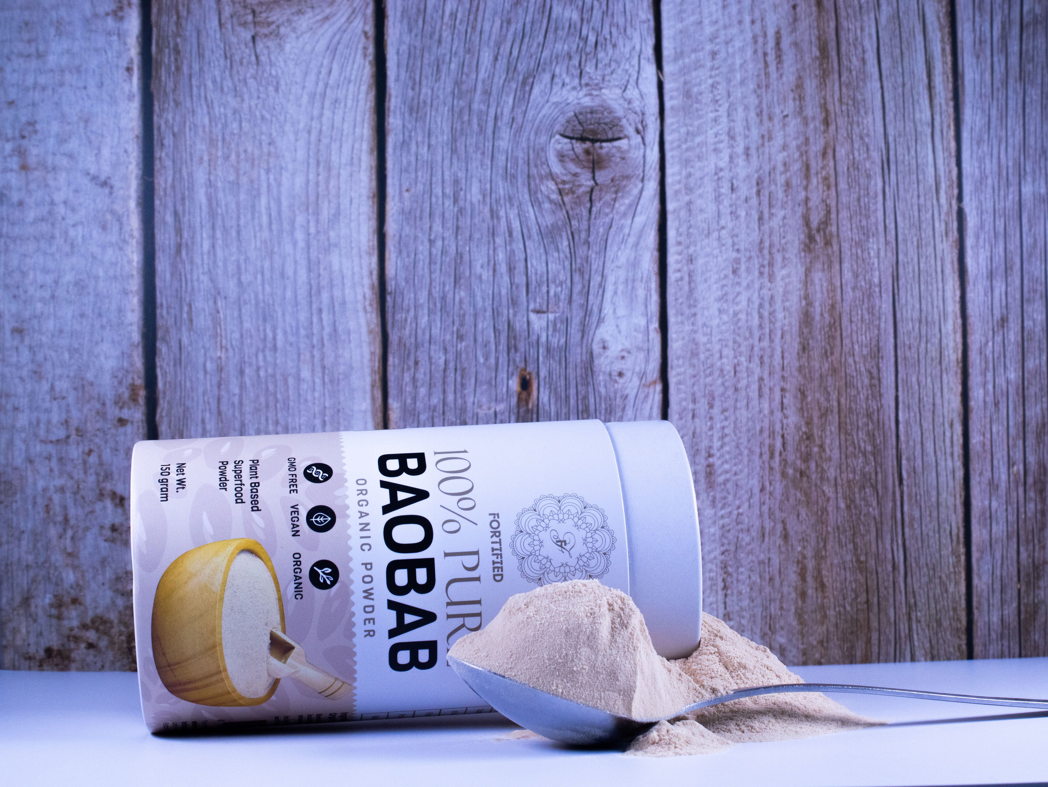 Forte 100% Pure Baobab Powder (Organic Fruit powder)
