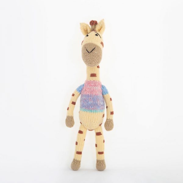 Hand Knitted "Shamwari" Original Animals  (Gogo Olive)